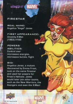 Firestar back artwork