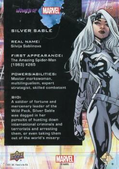 Silver Sable back artwork