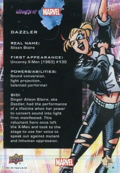 Dazzler back card image