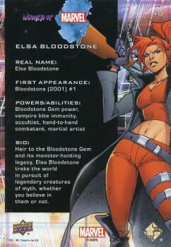 Elsa Bloodstone back card image