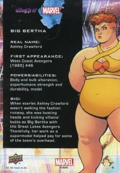 Big Bertha back card image