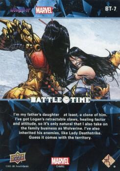 X-23/Lady Deathstrike back card image