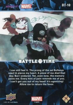 Elektra/Bullseye back card image