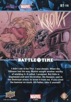 The Mighty Thor/Destroyer back card image