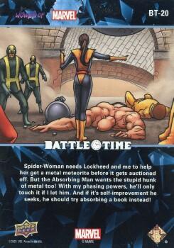 Absorbing Man vs Kitty Pryde back card image