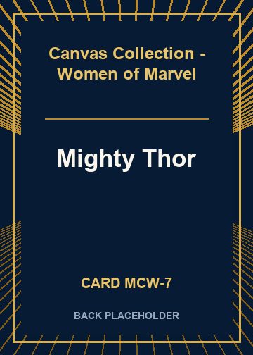 Mighty Thor back card image