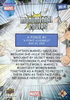 A-Force #1 back card image