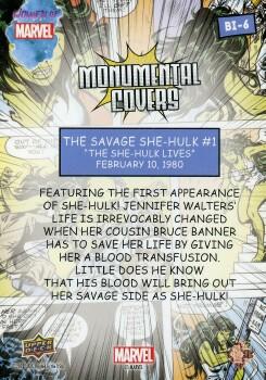 Savage She-Hulk #1 back card image