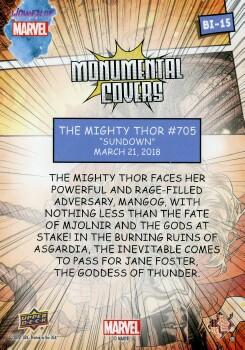 The Mighty Thor #705 back card image