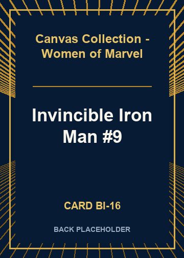 Invincible Iron Man #9 back card image
