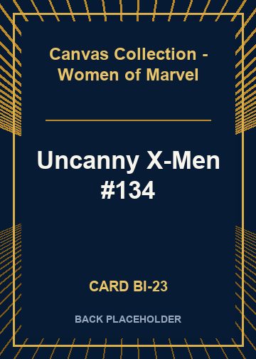Uncanny X-Men #134 back card image
