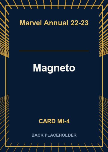Magneto back card image