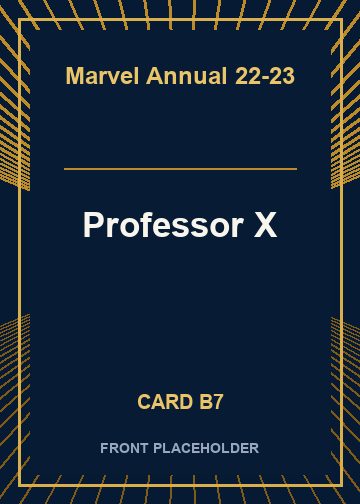 Professor X card thumbnail
