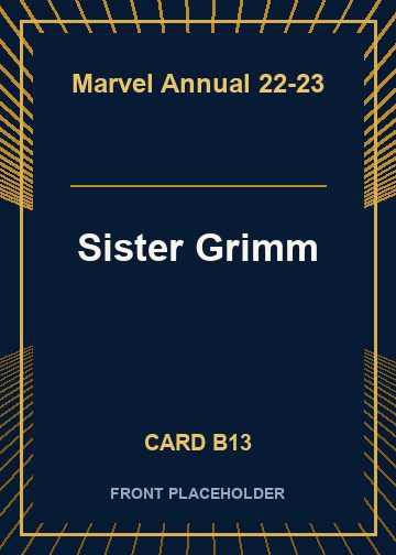 Sister Grimm card thumbnail