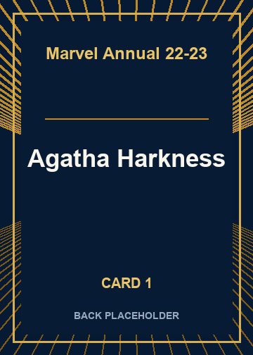 Agatha Harkness back artwork
