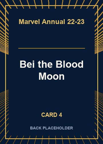 Bei the Blood Moon back artwork
