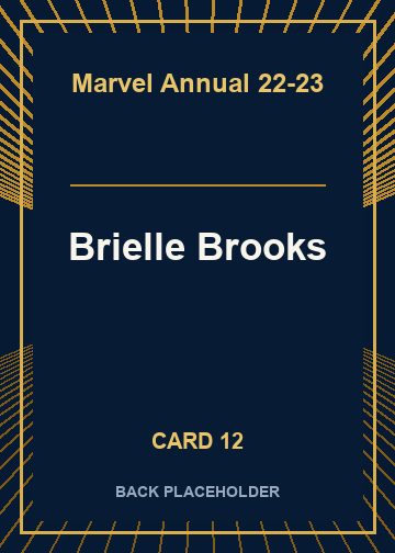 Brielle Brooks back artwork