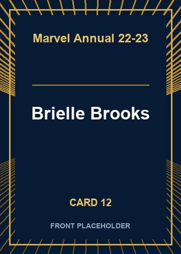 Brielle Brooks front artwork