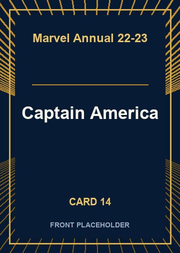 Captain America front artwork
