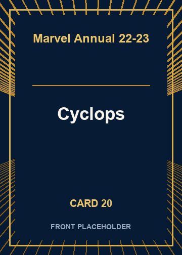 Cyclops front artwork