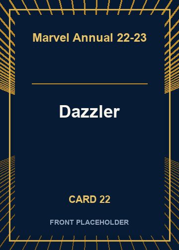 Dazzler front artwork
