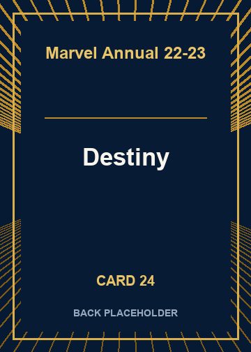 Destiny back artwork