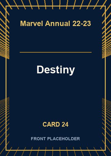 Destiny front artwork