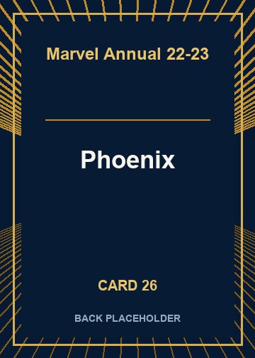 Phoenix back artwork