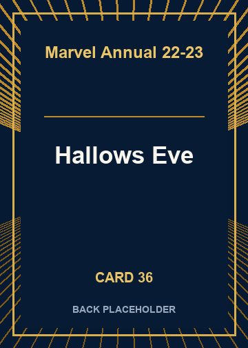 Hallows Eve back artwork
