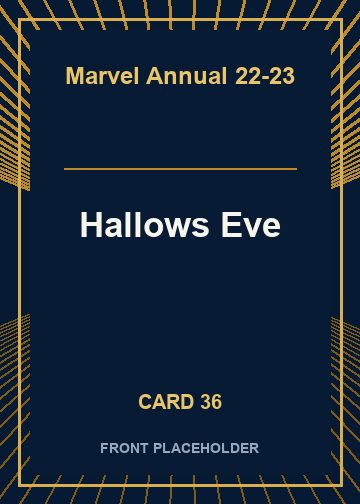 Hallows Eve front artwork