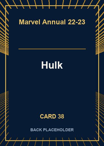 Hulk back card image