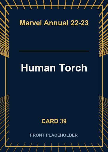 Human Torch front card image