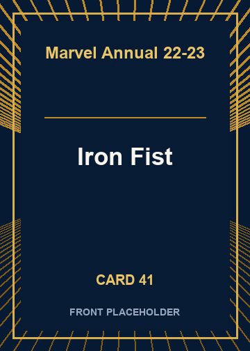 Iron Fist front card image