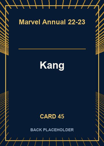 Kang back card image