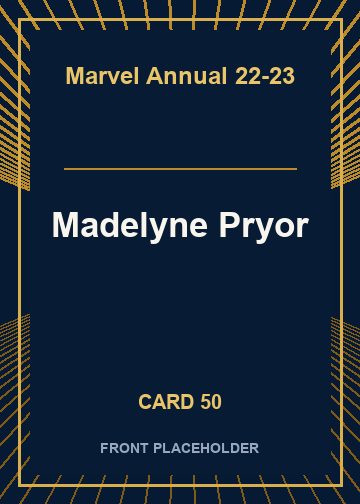 Madelyne Pryor card thumbnail