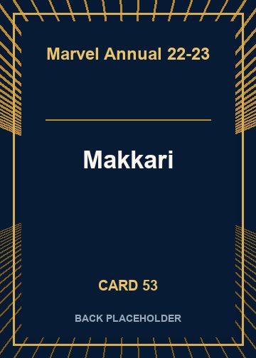 Makkari back card image