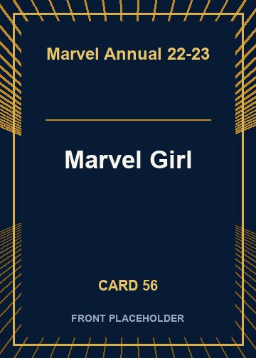 Marvel Girl card thumbnail