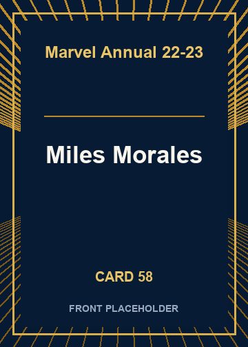 Miles Morales card thumbnail