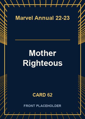 Mother Righteous card thumbnail