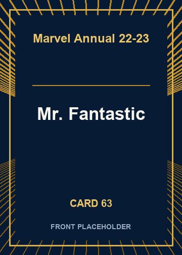 Mr. Fantastic card thumbnail