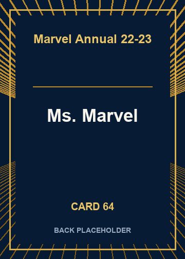 Ms. Marvel back card image