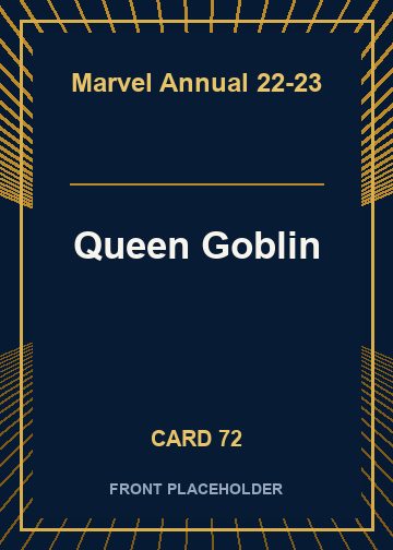 Queen Goblin front card image