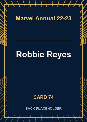 Robbie Reyes back card image
