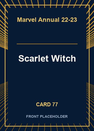Scarlet Witch card thumbnail