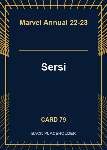 Sersi back card image