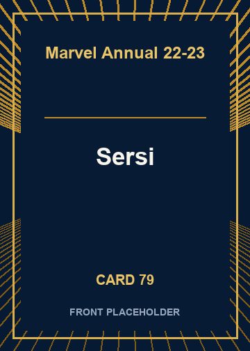 Sersi front card image