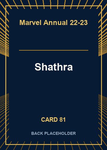 Shathra back card image