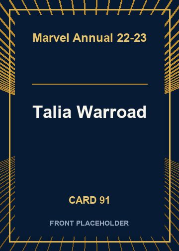 Talia Warroad front card image