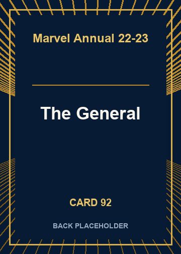 The General back card image