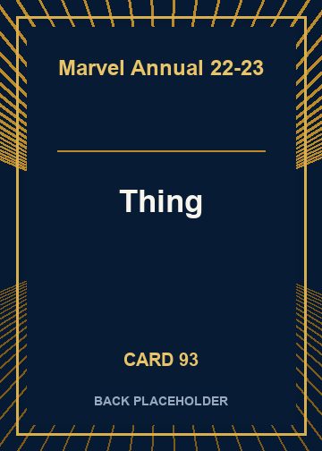 Thing back card image